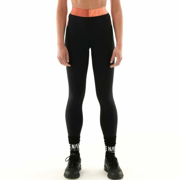 P.E Nation BACK SWING LEGGING IN BLACK Orange Activewear Size XS - Picture 1 of 12